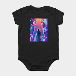 shadow sky  fastasy lighting Baby Bodysuit